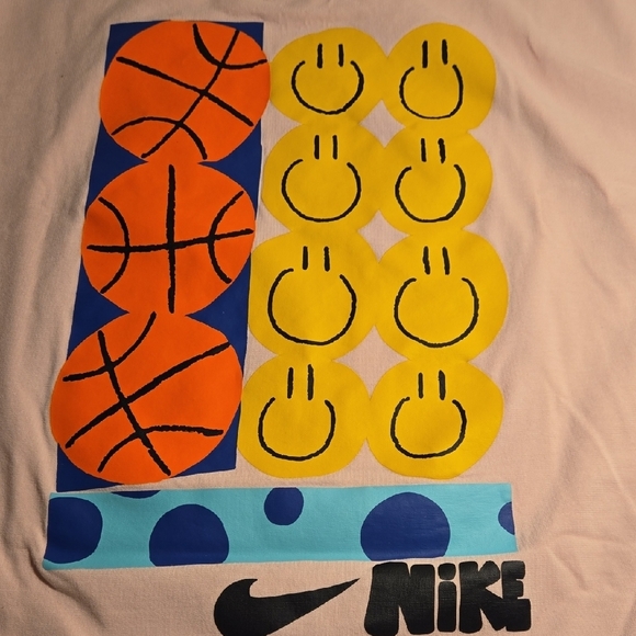 Nike Pink Graphic T-Shirt Artist David Bruce - Picture 4 of 7